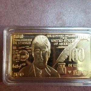 Trump 24k gold PLATED "coin"